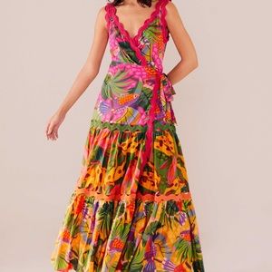 Farm Rio Painted Toucan Dress